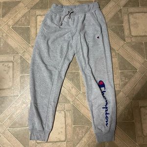 champion grey sweatpants / joggers
